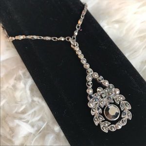 Silver & Marcasite Pendant Necklace